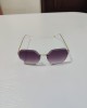 Rimless Trimmed Round Sunglasses Rimless Trimmed Round Sunglasses